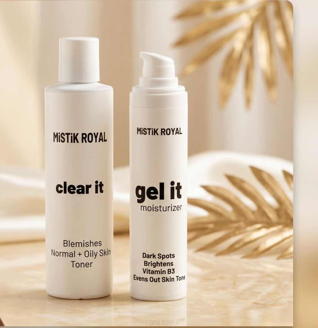 Toner + Moisturizer: